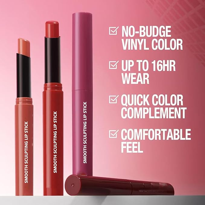 Brown Lipstick For Women Matte Highly Pigmented Lip stick Hypoallergenic Waterproof Long Lasting Lipsticks Quick Makeup Lightweight Portable # 06