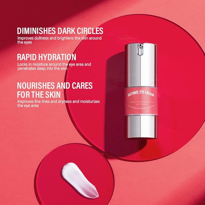 Retinol eye cream for dark