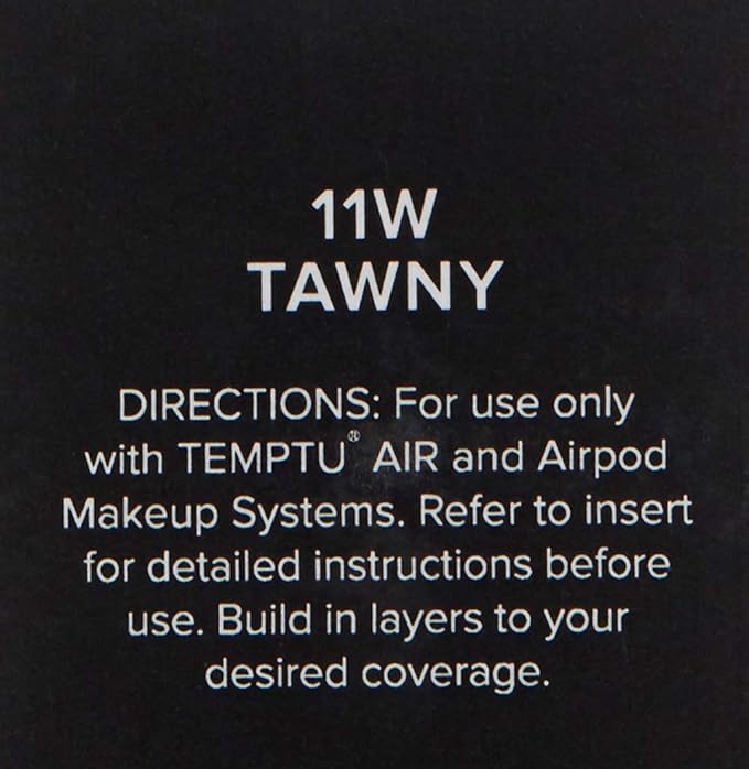 TEMPTU Perfect Canvas Airbrush Foundation Airpod: Anti-Aging Long-Wear Makeup, Buildable Coverage Semi-Matte, Natural Finish