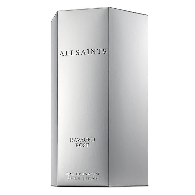 AllSaints Ravaged Rose Eau De Parfum - Floral & Fruity Perfume with Rose Fragrance - Intense Unisex Perfume with Amber & Woods - Rich Fragrance for Daytime Wear - 100mL/3.4 fl oz