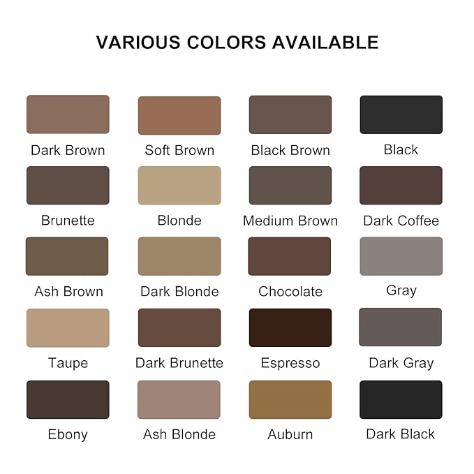 Eyebrow Pencil,2-in-1 Waterproof Eyebrow Pen with 4 Tip Brow Pen and Ultra-Precise Brow Pencil,with Dual-ended Eyebrow Brush,Eyebrow Makeup for Natural Looking Eyebrows-Black