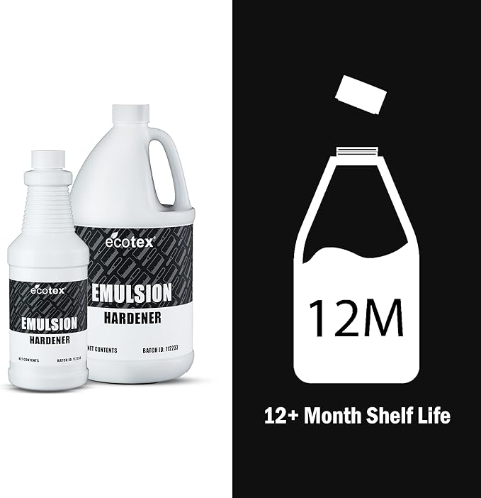 Ecotex® Emulsion Hardener for Screen Printing (Gallon - 128oz.) – Enhances Stencil Durability Against Water-Based and Discharge Inks - Screen Print Direct®