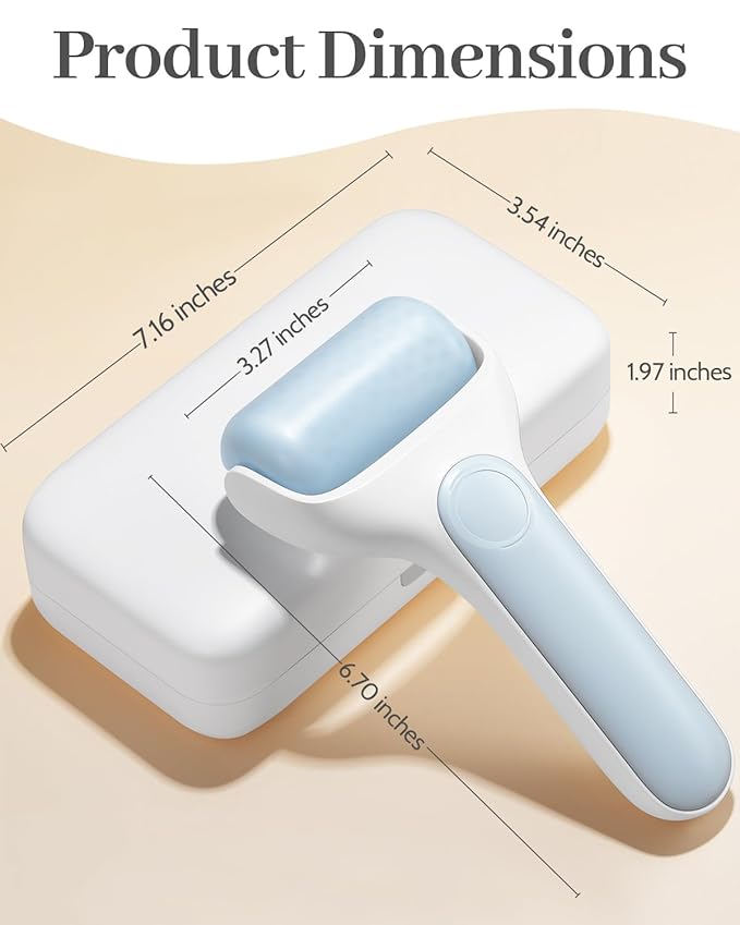 MORGLES Ice Roller for Face, Premium Facial Roller for Puffiness, Dark Circles and Lymphatic Drainage, Cold Face Roller for Women Self Care with Carry Case