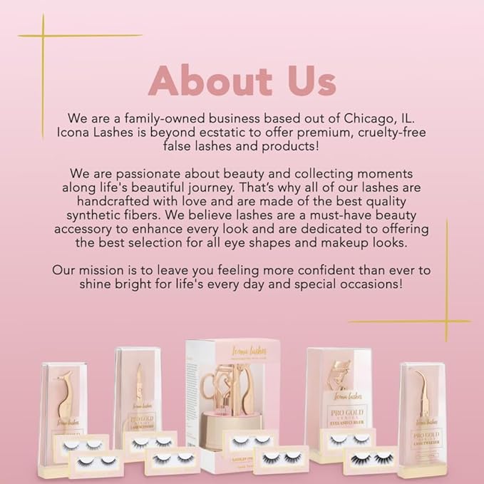 Eyelash Applicator for False Eyelashes & Lash Extensions || 24K Gold Plated Stainless Steel with Contoured Tip for Precise Application & Ergonomic Handle for Comfortable Grip