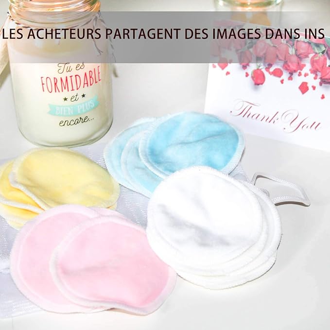 Reusable makeup remover pads (16