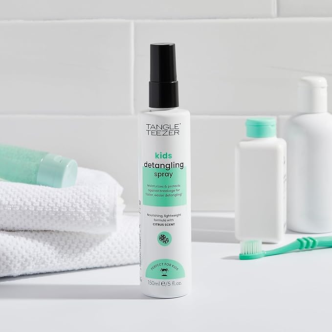 TANGLE TEEZER Hair Detangler Spray for Kids, Vegan and Sulfate-Free with a Fresh & Fruity Scent, for all Hair Types, 5 Fl Oz