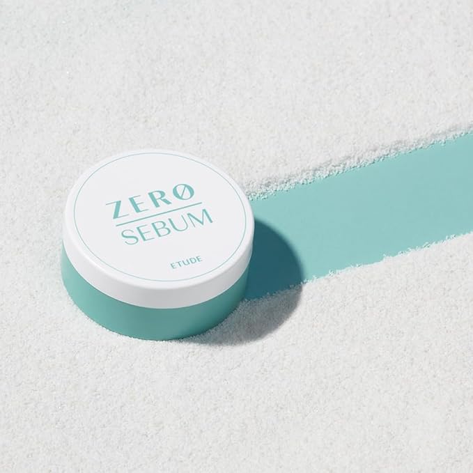 ETUDE Zero Sebum Loose Powder for Face | Lightweight Oil Control No Sebum Loose Face Powder with 80% Mineral | Long Lasting for Setting or Foundation Makes Skin Downy