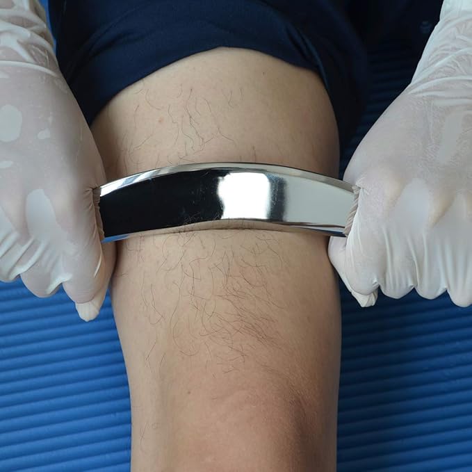 Gua sha Tool gua sha Stainless Steel iastm Tool Gussha Massage Tool Muscle Scraping Tool for Soft Tissue Therapy and Reduce Arms,Back, Legs, Neck Muscle Pain(SANliandao)………