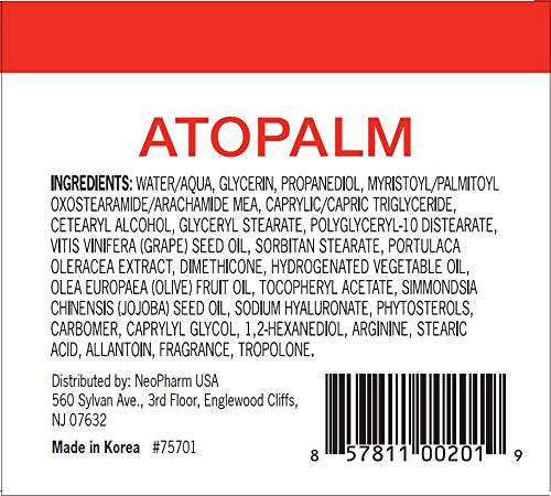 ATOPALM | Intensive Moisturizing Cream | Face & Body Moisturizer | For Dry & Sensitive Skin | Paraben-Free Lotion | Replenishes Hydration | Skin Barrier Repair | Korean Skin Care | 3.4 fl oz (100ml)
