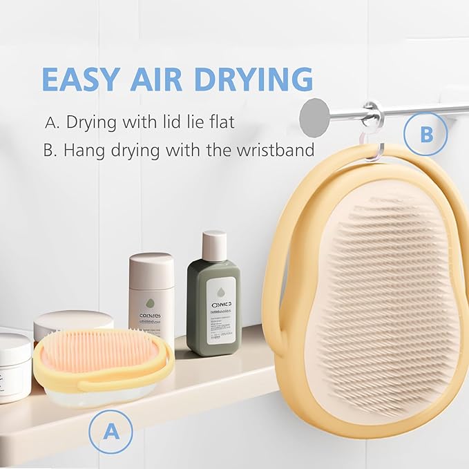 Dual-Sided Face Scrubber,Gentle Getting Pores Cleaned and Actually Exfoliating for Sensitive Skin,Facial Cleansing Brush,Face Brush for Men and Women