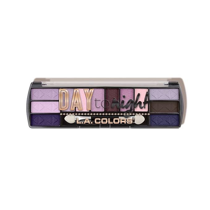L.A. COLORS Day to Night 12 Color Eyeshadow, Dusk CES424