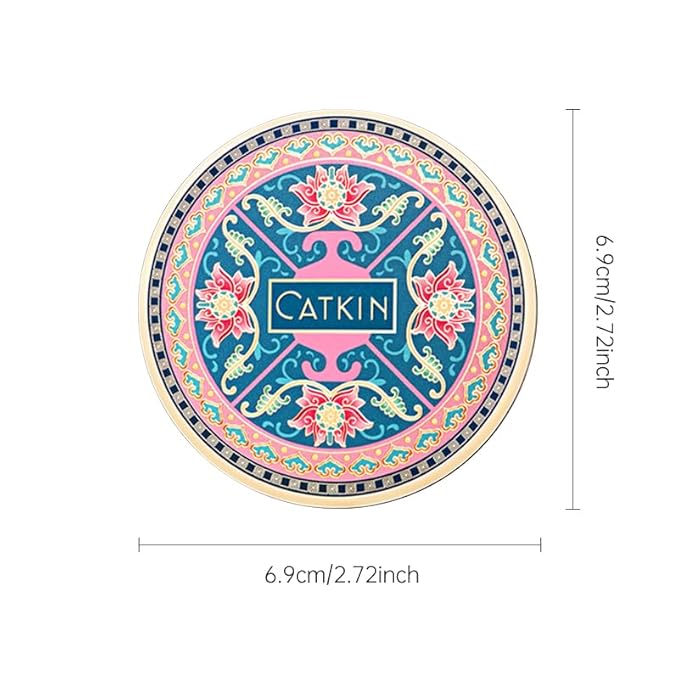 CATKIN Loose Setting Powder - Translucent Matte Finishing Powder, 3 Colors Even Skin Tone, Oil Control Makeup Pore Minimizing Powder with Velour Puff (0.42oz, C04 Matte for Dry Skin)