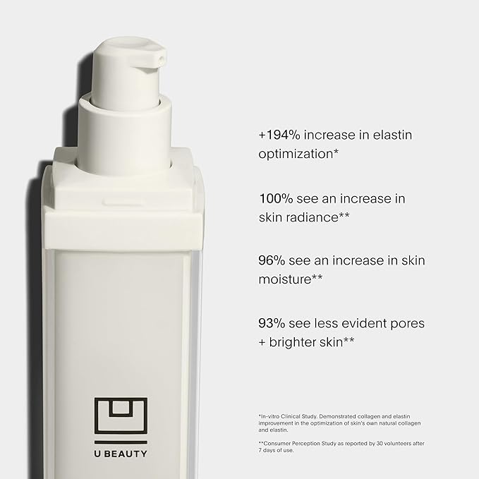 U Beauty Resurfacing Compound - Anti-Aging Daily Serum with Mandelic Acid, a Gentle Blend of Exfoliants, Retinol + Vitamin C for Smoother, Brighter, & Revitalized-Looking Skin - 1.7 fl oz