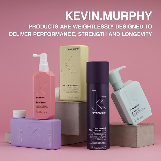 KEVIN.MURPHY YOUNG.AGAIN.RINSE - Moisturising Anti-Ageing Conditioner - For Ageing, Dry, Damaged & Brittle Hair - Hair Repair - With Amino Acids - Sulphate & Paraben Free - 250 mL / 8.4 fl oz