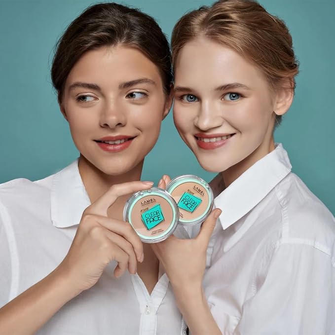 Lamel Oh My Clear Face Powder 406 Soft Honey | evens out the skin instantly |contains salicylic acid |controls the sebum production | 6gm