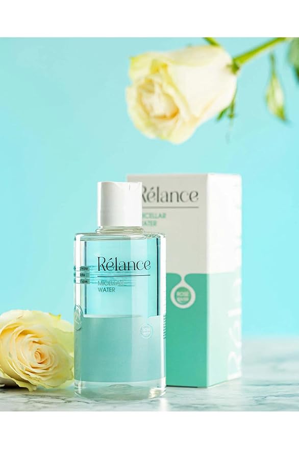 Relance Micellar Water, Vegan Rose Water Cleanser, GMP Certified, 200ml