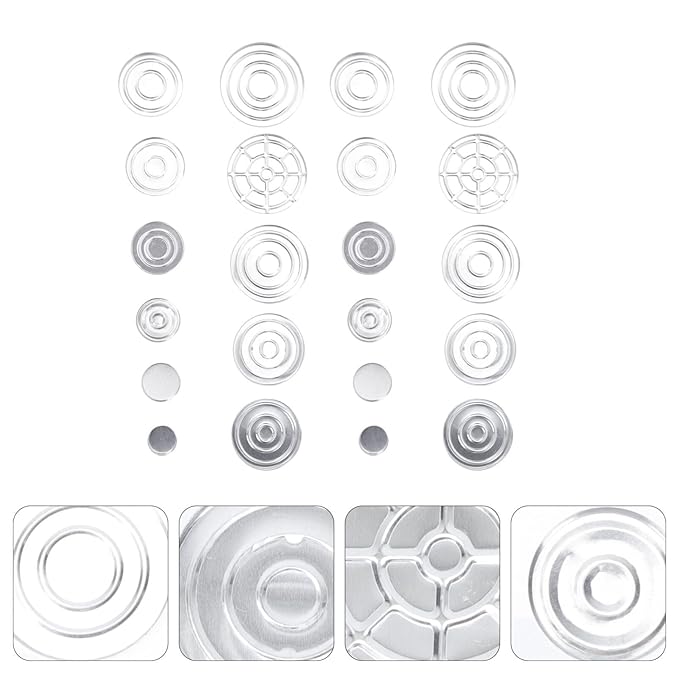 Lurrose 22pcs Empty Metal Pans Tin Palette Eyeshadow