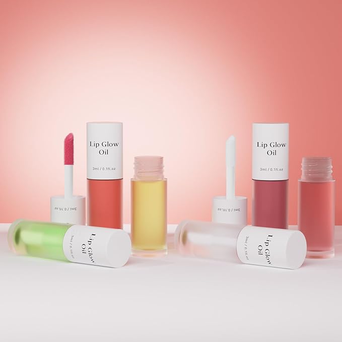 Plumping Lip Oil, Long Lasting Hydrating Plum)