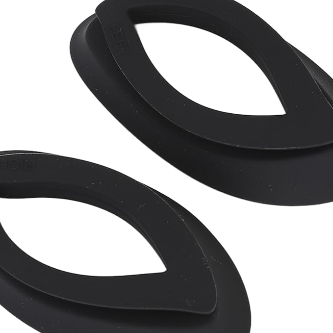 LED Photon Facial Cover Eye Cover Silicone Protective Eye Patch for Skin Rejuvenation Face Guard Device (Black)