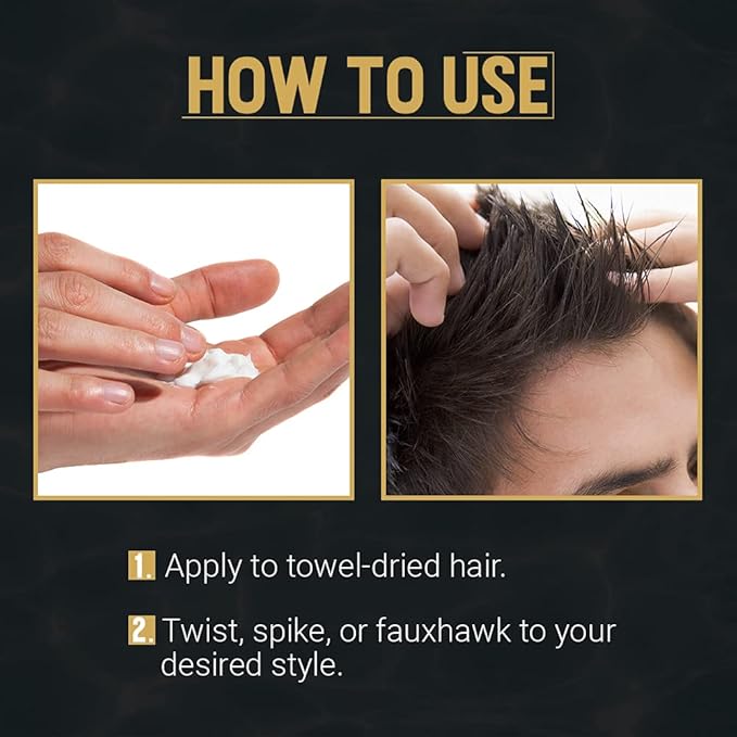 Woody's Wood Glue Extreme Styling Gel for Men, Intense Long-lasting Hold with No Flaking, Quick-drying, Retains Moisture, Suitable for All Hair Types and Hair Styles, 4 oz - 1 pack