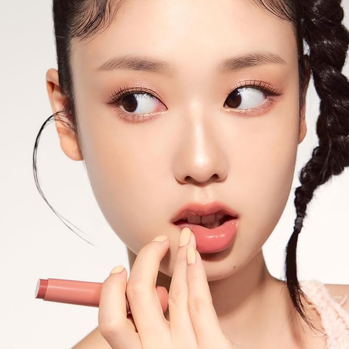 ETUDE Ginger Sugar Melting Balm Stick 01 Fig Beige | Tinted Moisturizing Lip balm | Natural Ingredients Hydrate Ginger, Sugar, Shea Butter Moisturizing Relaxing Effect | K-Beauty