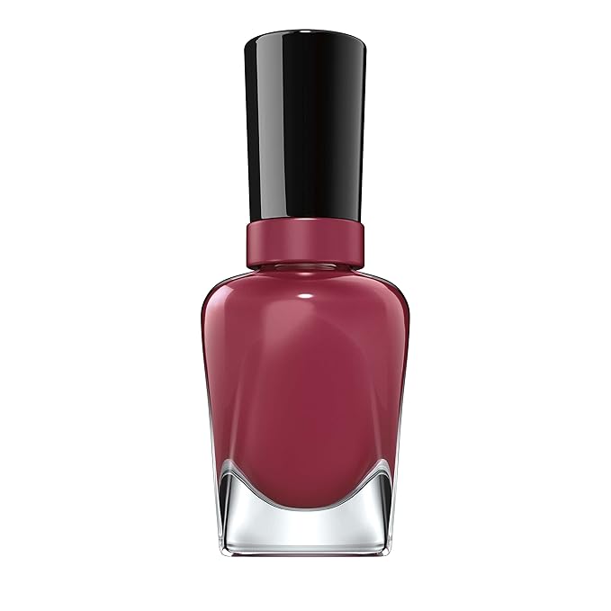 Sally Hansen Miracle Gel, Beet, Pray, Love, Long Lasting, Gel-Like Formula, No UV Lamp Needed, Opaque, Shiny Red Nail Polish