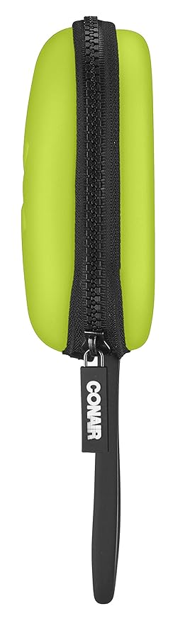 Conair The Knot Doctor for Premium Pro Detangling Brush for Wet or Dry Hair with Green Storage Case, Black