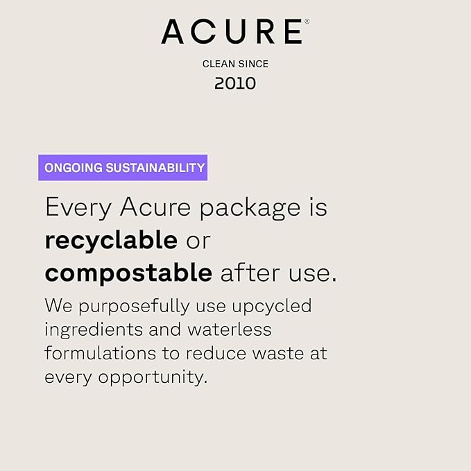 Acure Ultra Hydrating Shampoo - Moisturizing Shampoo for Women & Men, Moisturize and Soften Fine, Dry, Damaged, Color Treated Hair & Scalp w/ Argan Oil, Vegan, Paraben Free, Sulfate Free - 8 fl oz