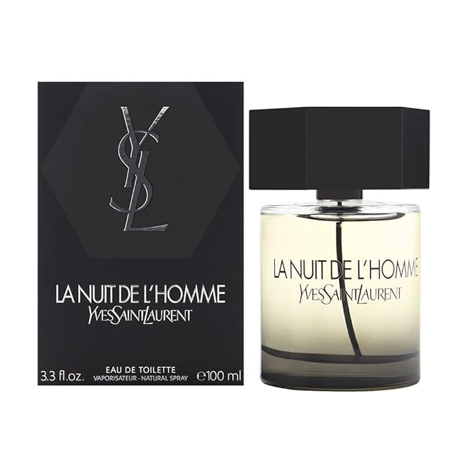 Yves Saint Laurent La Nuit De L'Homme by Yves Saint Laurent for Men - 3.3 oz EDT Spray
