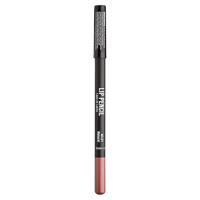 Professional Slim Lip Pencil, Creamy Soft Lip Liner, Smooth Long-Lasting Rich Lip Color, Natural Lip Makeup, Water-Resistant Lip Crayon (Natural)