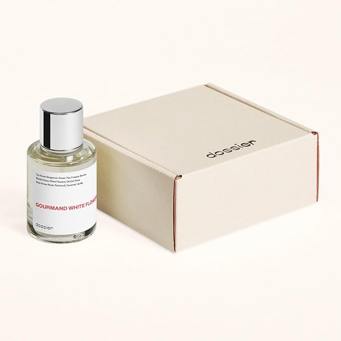 Dossier - Gourmand White Flowers - Eau de Parfum - Inspired by Viktor&Rolf's Flowerbomb - Perfume Luxury - Pure Infused - Paraben-Free - Vegan - For Women - Fragrance 1.7 Fl oz (Spray 50ml)