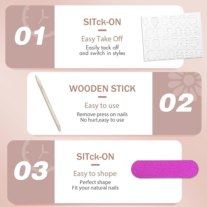 Matte Lilac Press on Nails Short Almond Fake Nails Press ons, Thick Solid Color Glue on Nails Short False Nails, Medium Almond Nails Oval Round Shaped Nails for Women, Natural Acrylic Gel Nails