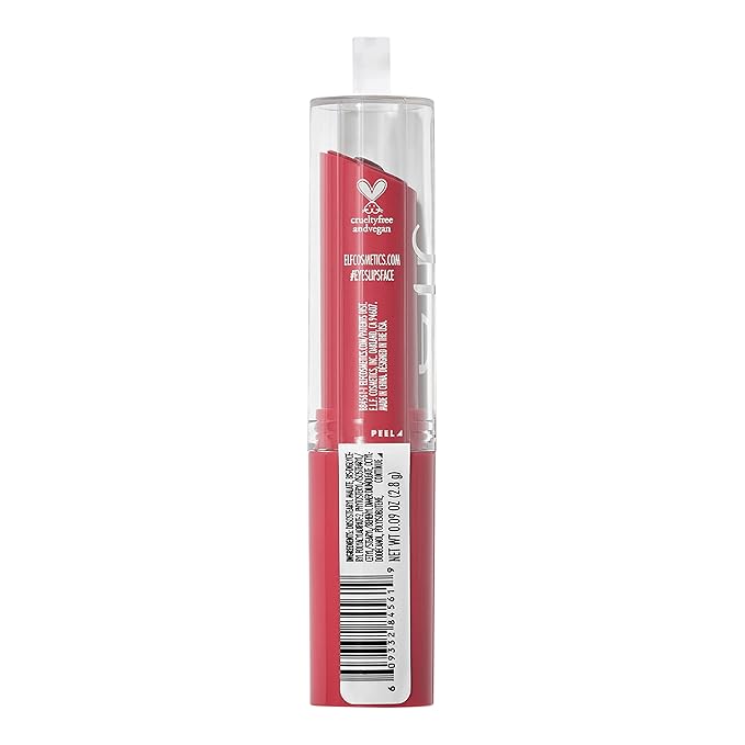 e.l.f. Hydrating Core Lip Shine, Conditioning & Nourishing Lip Balm, Sheer Color Tinted Lip Moisturizer, Lovely, 0.09 Oz