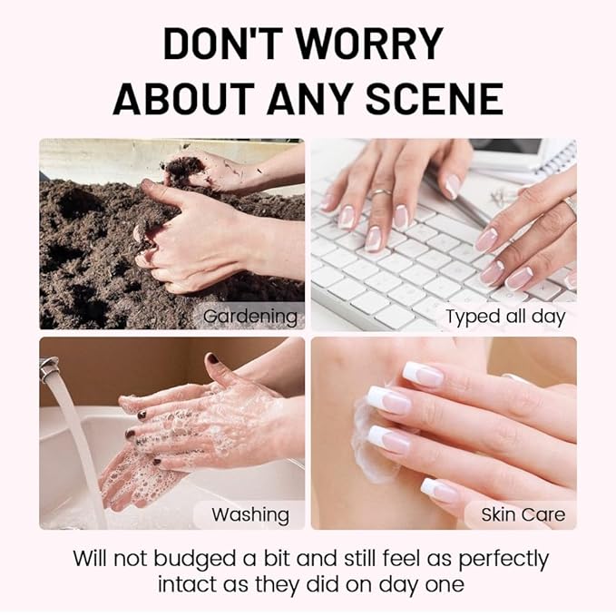 Handmade 3D Flower Brown Press On Nails Medium Almond, 3D Floral Pearl Designer Reusable Acrylic Fake Nail, Stick On Glue On Nail, Nails Press Ons Daily Wear False Goth Nails For Women