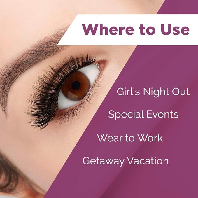 Ardell Double Up 207 False Eyelashes, Black - Dramatic Volume, Strip Lashes for Full & Thick Lashes, 4 Pack