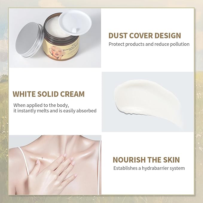 Whipped Beef Tallow and Honey Balm, Grass-Fed Beef Tallow & Raw Wild Honey Blend Moisturizer, 3.5oz, Tallow Face Moisturizer Body & Face Moisturizer Infuses the Body with honey To Moisturize the Skin