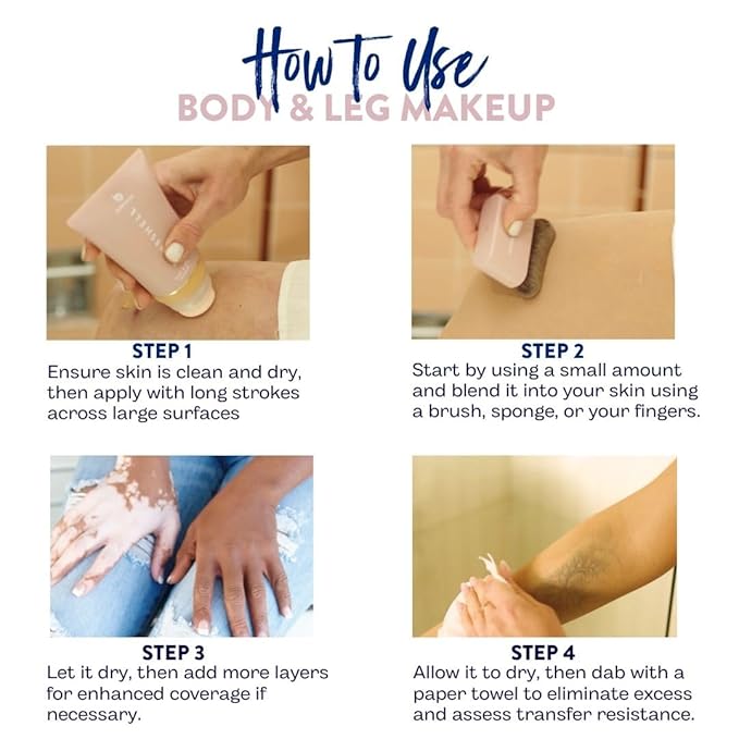 Best Bronze Bombshell Body Makeup - Tattoo Cover Up Makeup & Body Foundation Waterproof - Tattoo Concealer Waterproof for Scars, Varicose Veins Cover Up & Leg Foundation (NW12 Light)