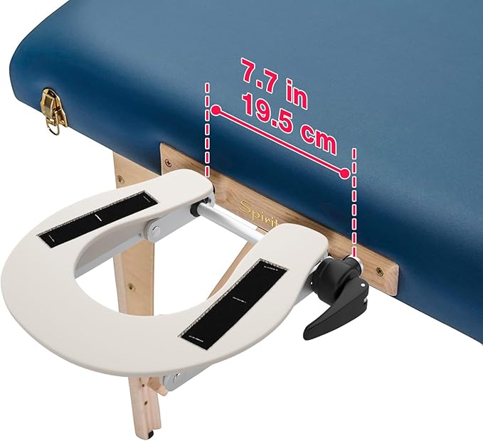 Noverlife Aluminum Universal Face Cradle for Massage Table, Lightweight Standard Massage Headrest Cradle, Professional Face Space Holder Face Cradle Replacement for Massage Bed Spa Beauty Therapy