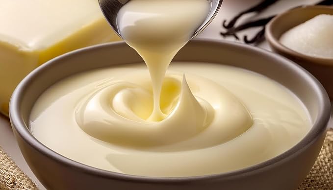 Clear Vanilla Emulsion for Baking - Natural Flavoring Blend for Cookies, Cakes, Ice Cream, Smoothies, Beverages & More - 8 fl oz Kosher, Pure Clear Vanilla Emulsion by Collective Aromas Co.