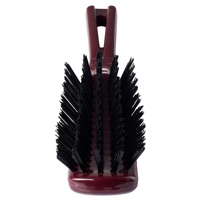 Stanley Men’s Commander Hairbrush – Detangling Brush for Wet or Dry Hair – Nylon Bristles Reduce Frizz – Scalp Massager Hair Brush for Thick, Thin, Curly, Straight Hair (Mulberry)