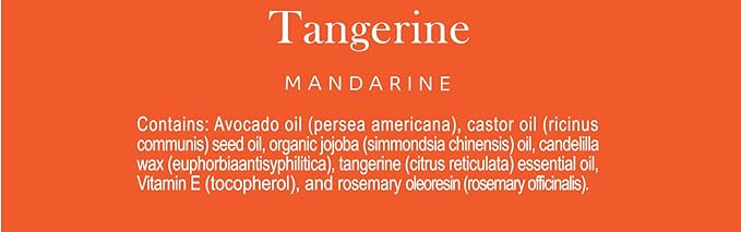 Tangerine Lip Balm, Vegan Lip Balm Lips,