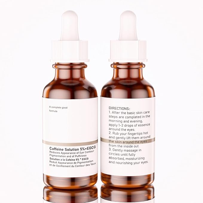 The Caffeine Solution 5% + EGCG,Reduces Appearance of Eye Contour Pigmentation and Puffiness,Under Eye Serum (30ml) Caffeine For Face Moisturizing Serum (1)