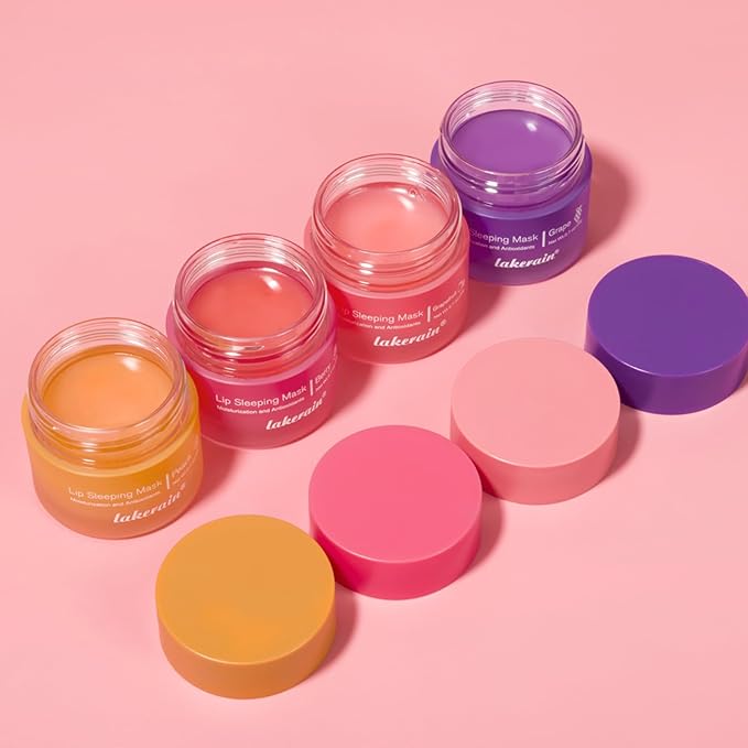 2Pcs Lip Glowy Balm and Lip (Grape)