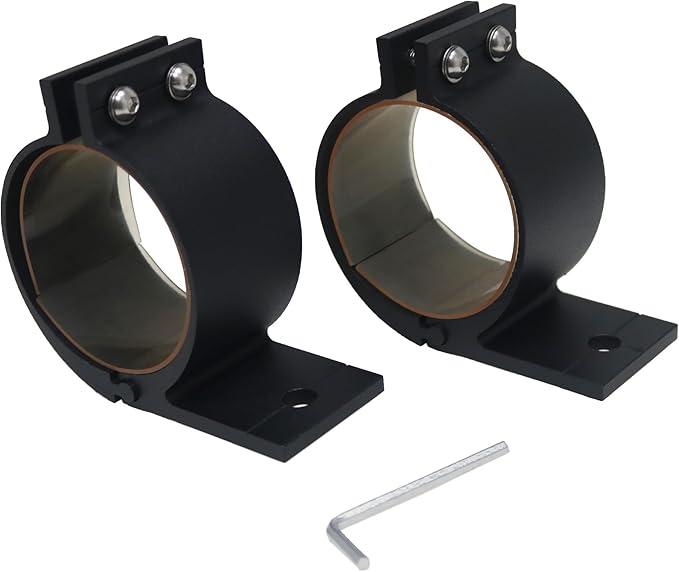 2.5 Inches Tube Clamp Mounting Bracket for Bull Bar and Any 2.5 Inches Round Tube Bar to Mounting LED Spot Lights and LED Light Bar,LED Round Spot Light