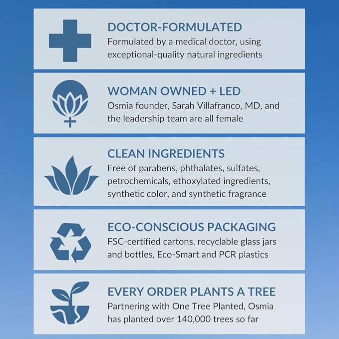 Osmia Skincare - Natural Restore Facial Serum | Lavender, Carrot Seed, Jojoba, Borage, + Pomegranate Oils | Moisturize, Boost, Nourish | Clean Beauty For Healthy Skin (0.45 fl oz | 13.3 ml)