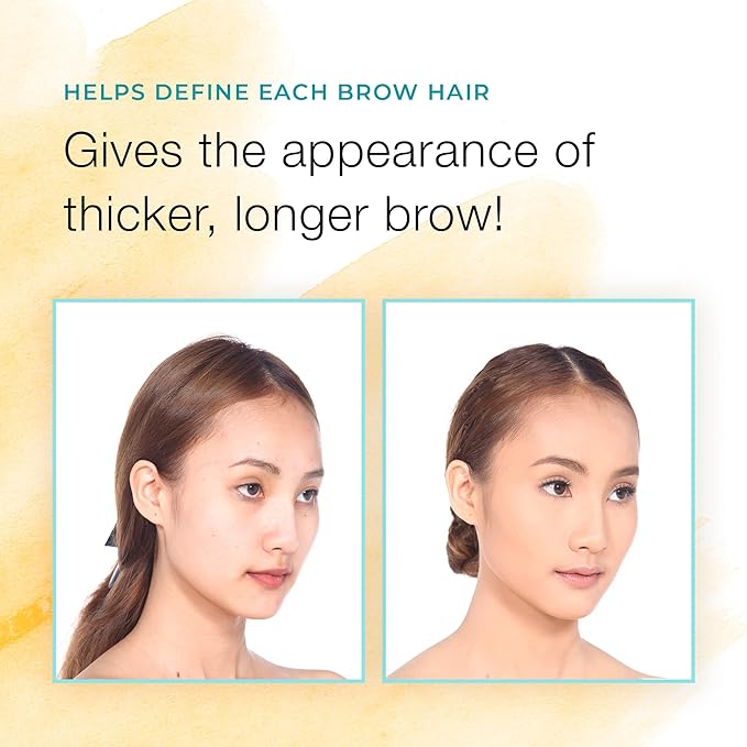 Eyebrow Color For Women, 20 Application Kit, Dark Brown