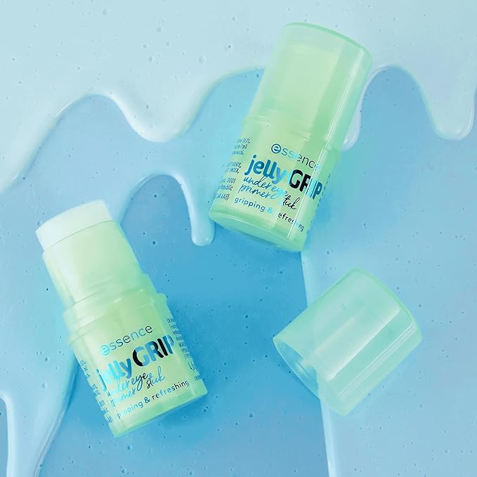 essence | Jelly Grip Under Eye Primer Stick | Hydrates, Cools & Grips for a Crease-Free Finish | Infused with Hyaluronic Acid and Panthenol | Vegan & Cruelty Free