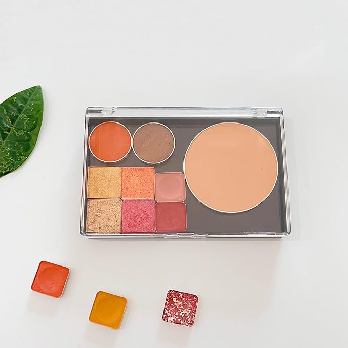 Small Size Empty Magnetic Clear Eyeshadow Light Weight