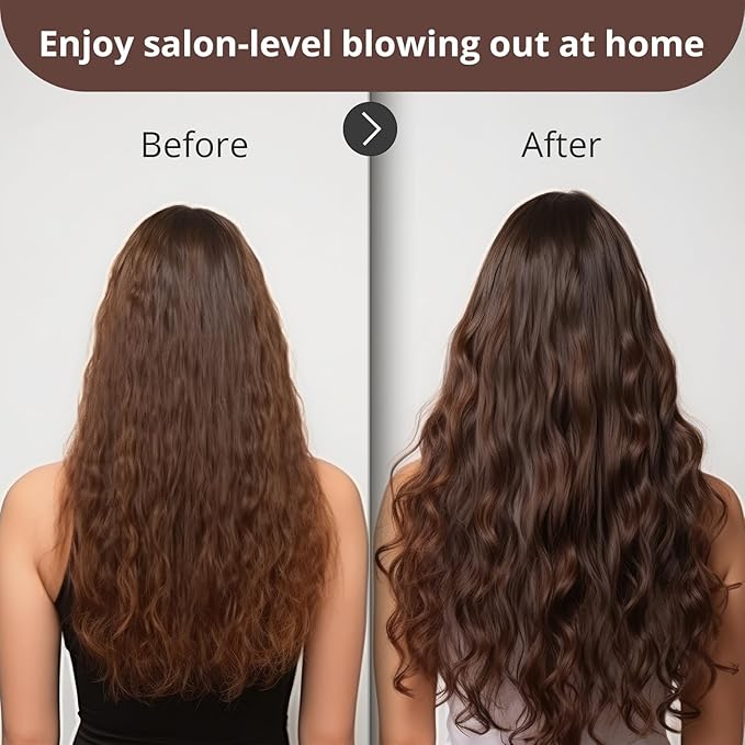 BRUSHZOO Boar Bristle Round Brush for Blow Drying, Straightening, Styling Hair for Women and Men - Adds Shine and Volume (2.5in)