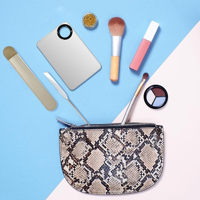 Korean Makeup Spatula Set, Professional Stainless Steel Makeup Spatula With Foundation Palette,Picasso Foundation Makeup stick Set